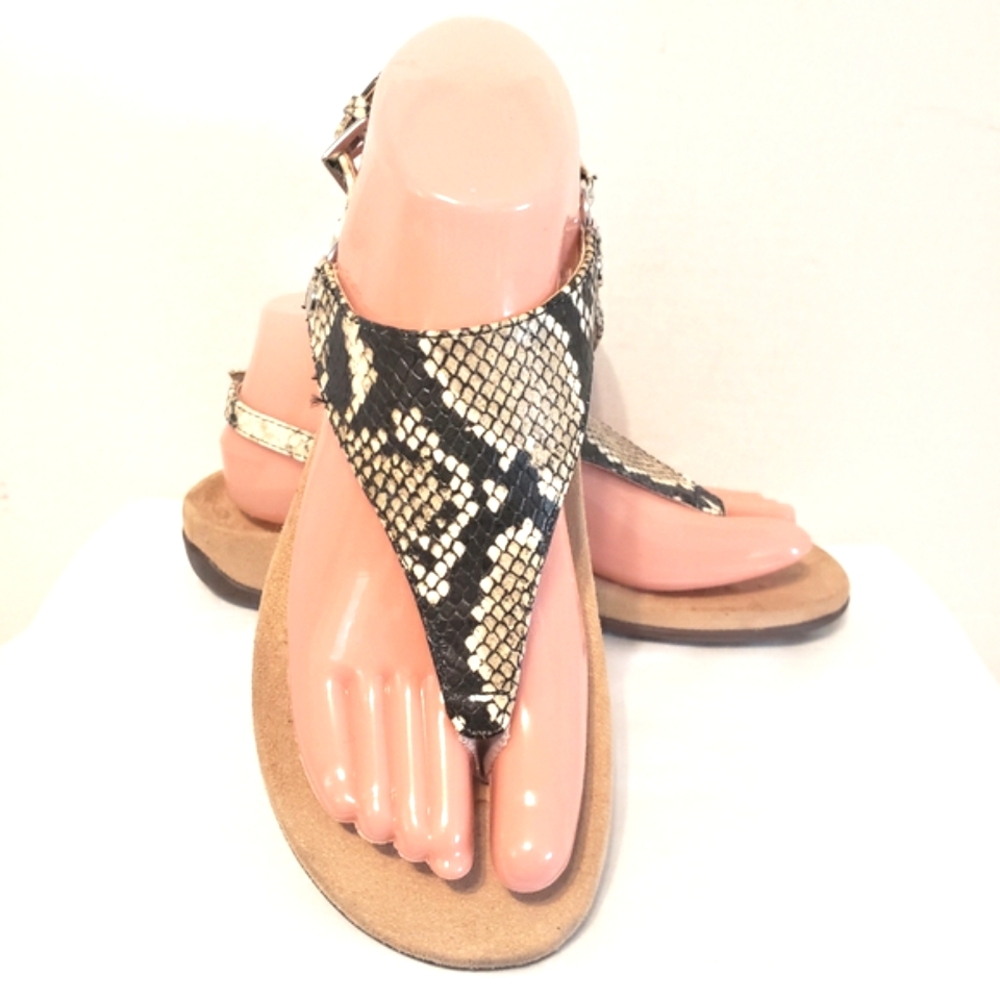 Vionic Sandals Python Snake Print Size 7 Lightwei… - image 1
